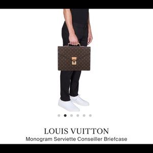 100% Louis Vuitton brief case ( New)